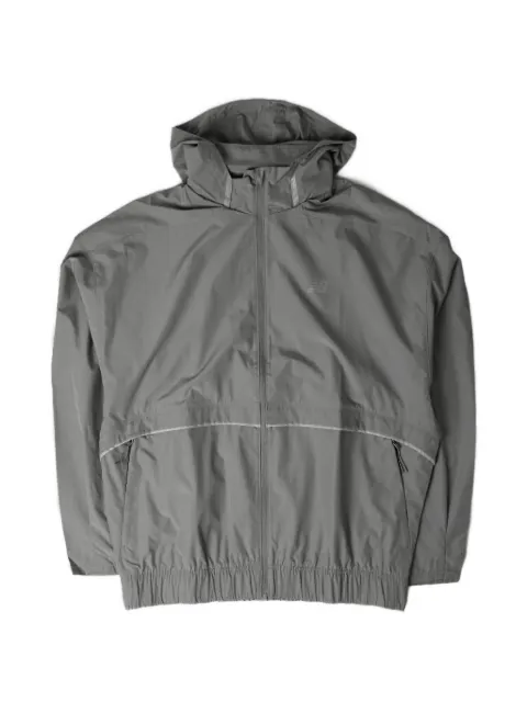 New Balance logo-print hooded jacket