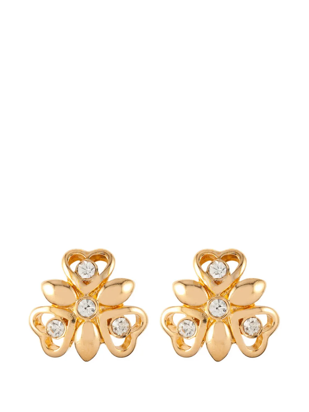 Nina Ricci Pre-Owned 1980s clip-on earrings - Oro