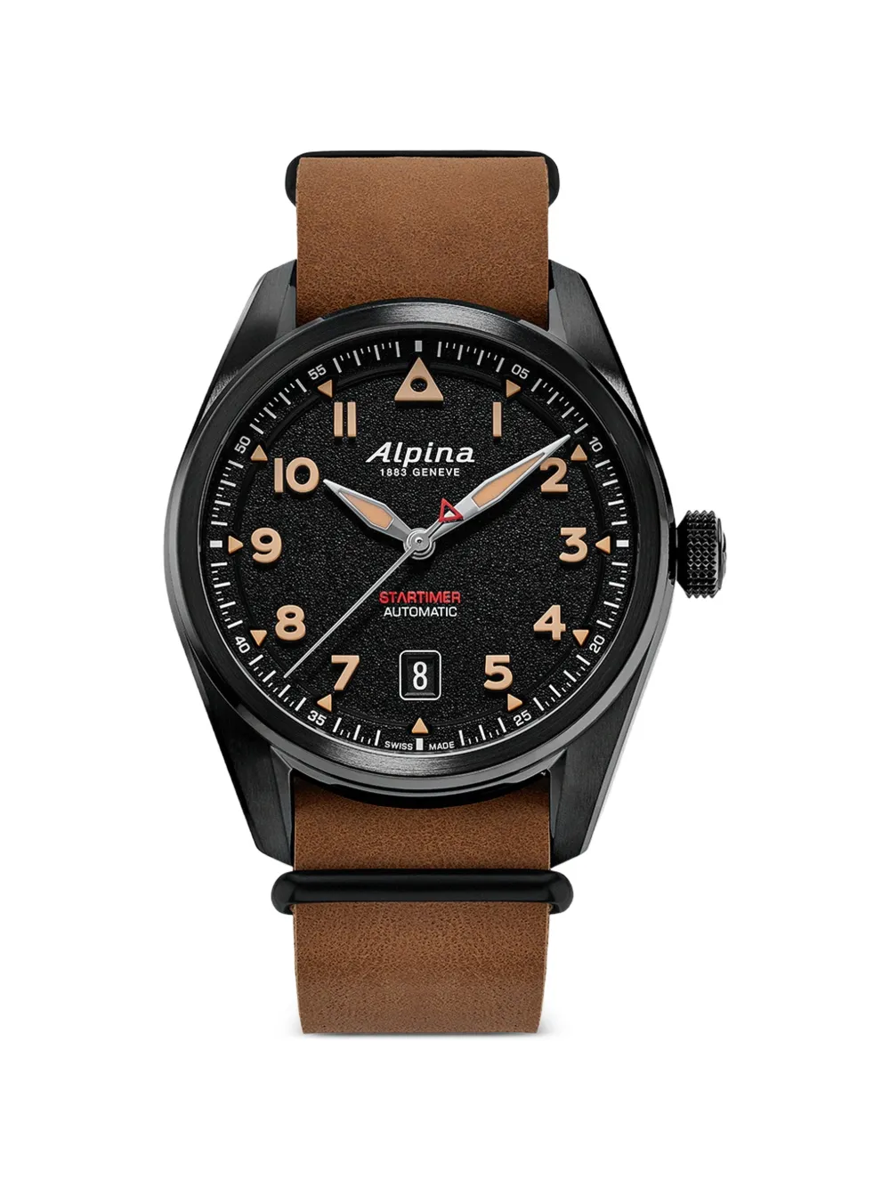 Alpina Startimer Pilot 40mm watch - Nero