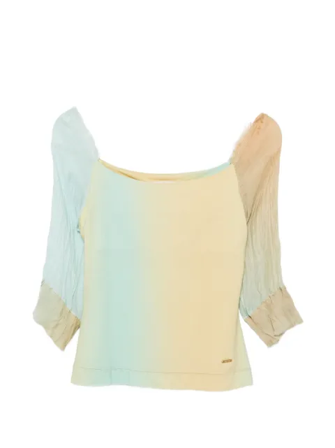 Roberto Cavalli Vintage top con efecto sombreado 2000