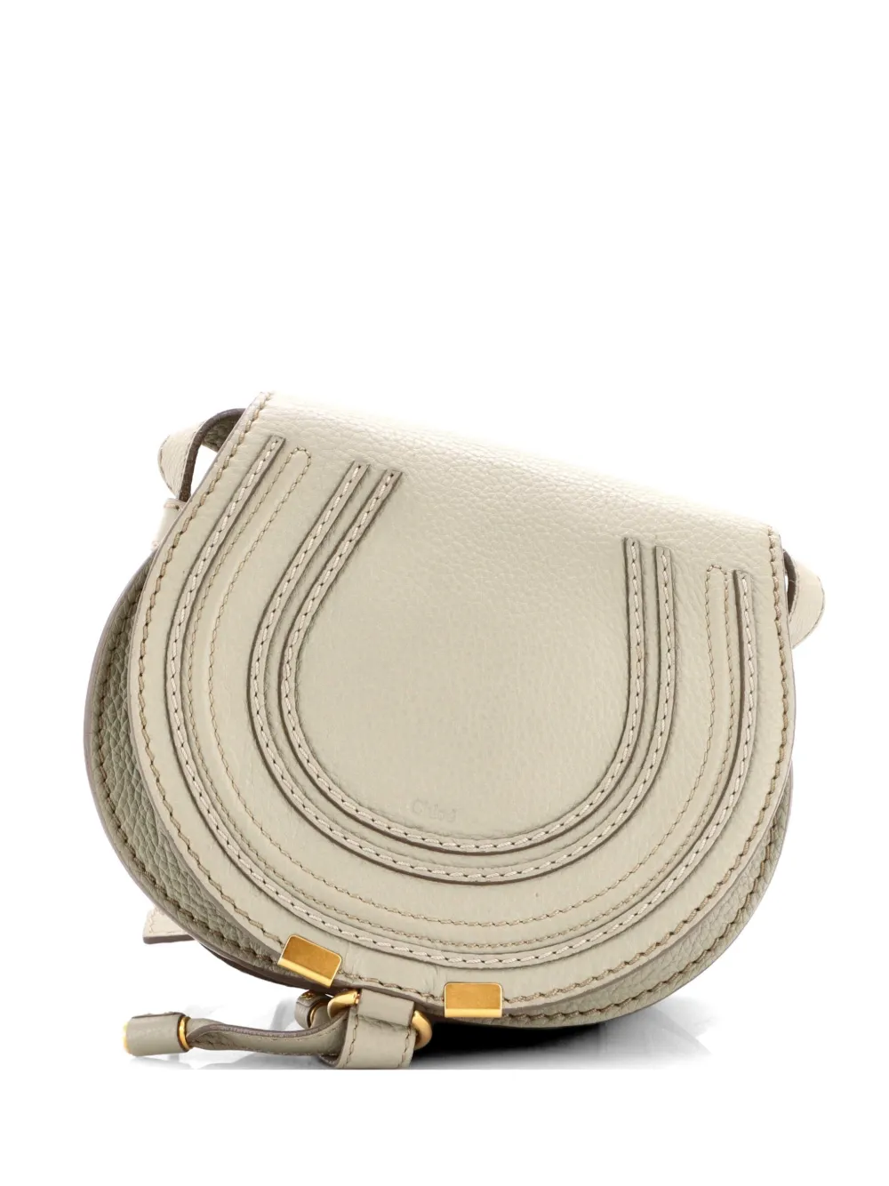 Chloé Pre-Owned Borsa a tracolla Marcie mini in pelle - Verde