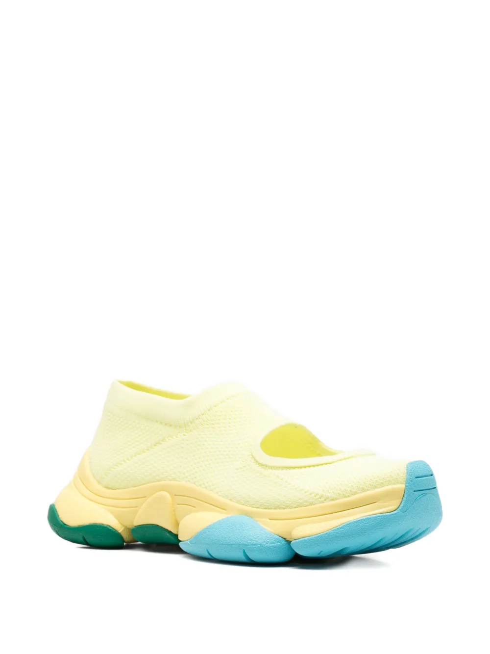 Camper x Issey Miyake cut-out sneakers set (set of three) Geel