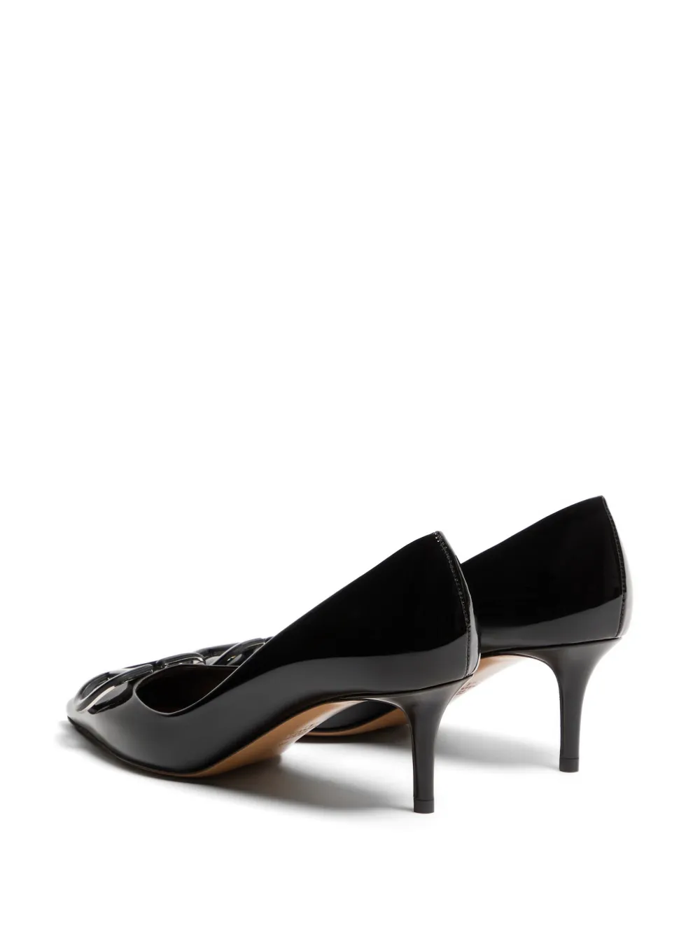 Valentino Garavani VLogo Signature lakleren pumps Zwart