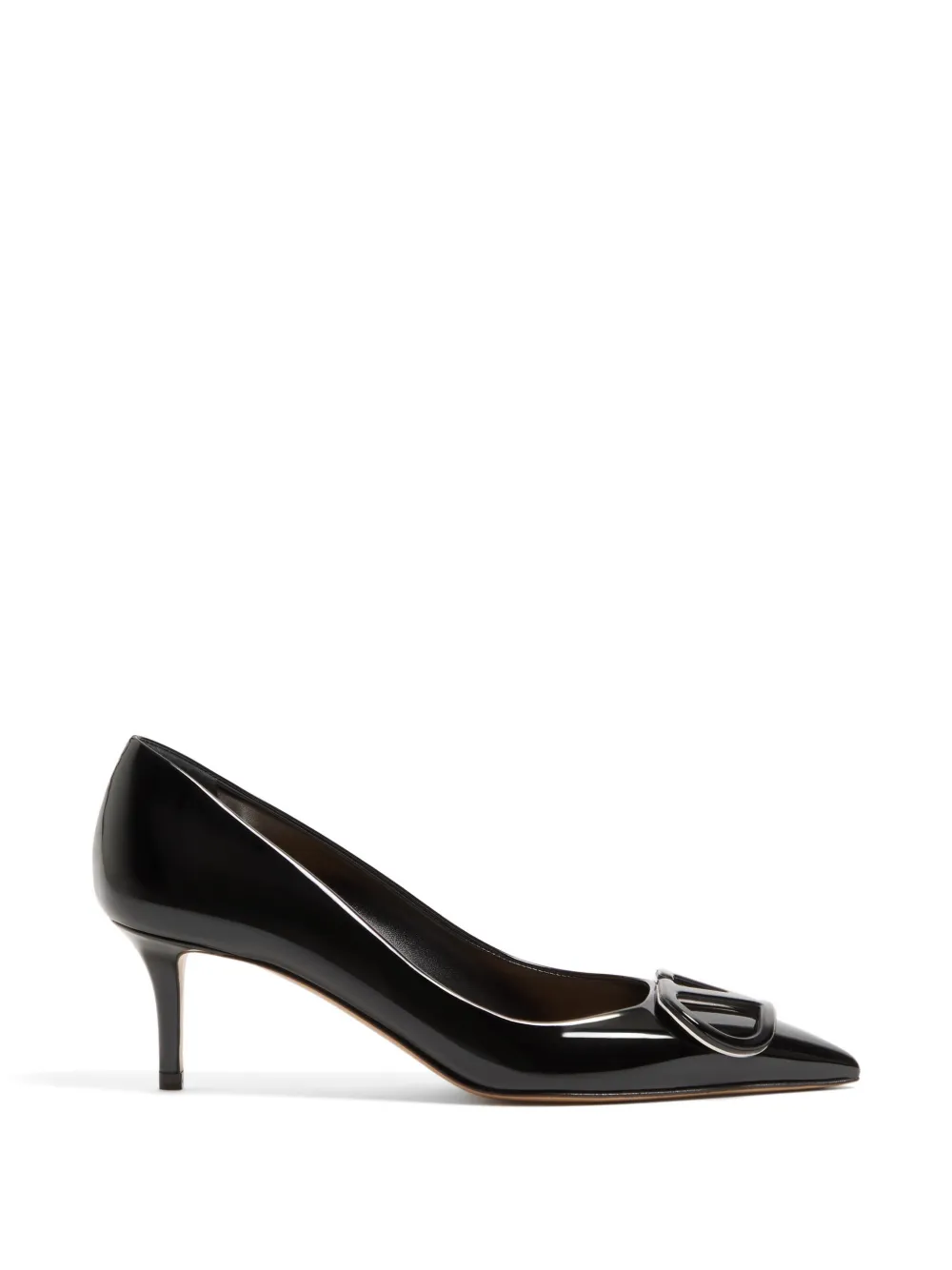 Valentino Garavani VLogo Signature lakleren pumps Zwart