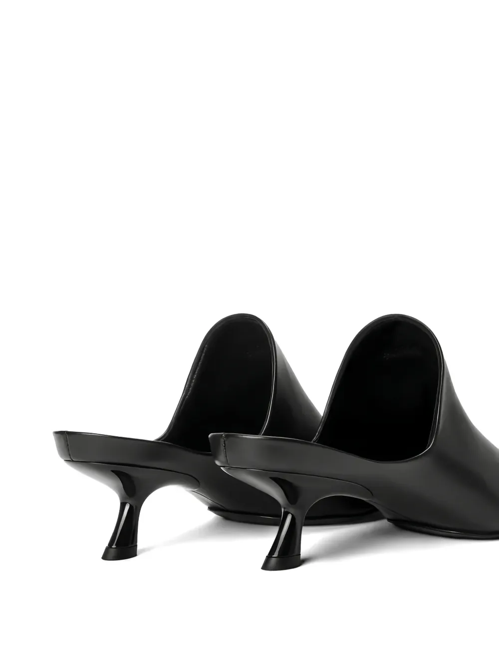 LOEWE Pebble leather mules Zwart