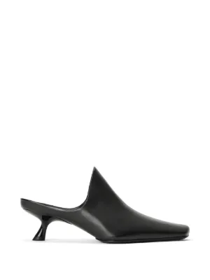 Jil Sander ポインテッドトゥ ミュール | ブラック | FARFETCH JP
