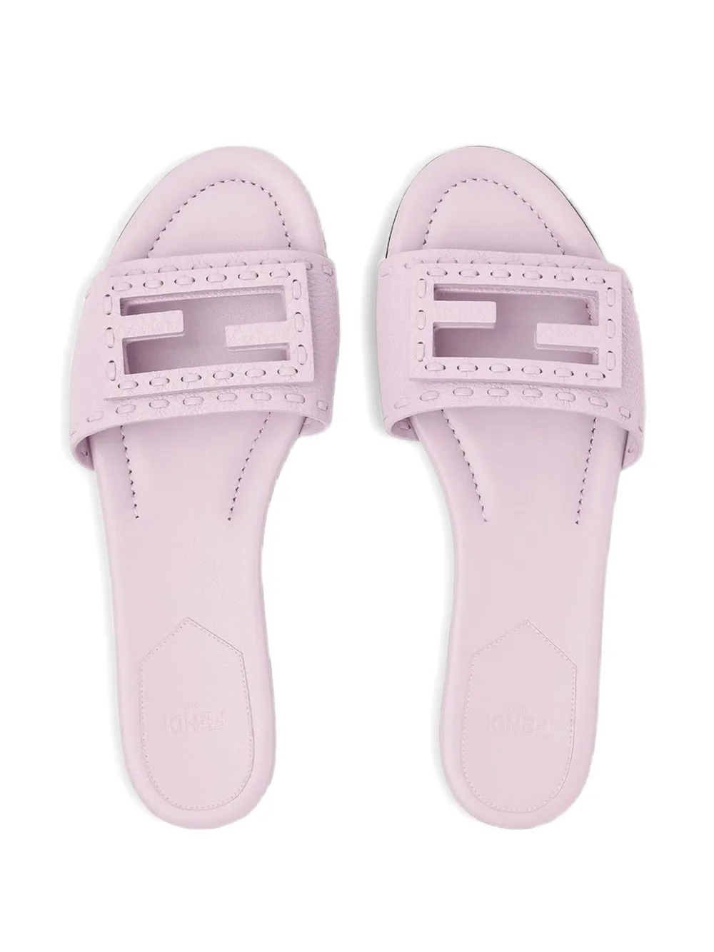 FENDI whipstitch sandals Paars