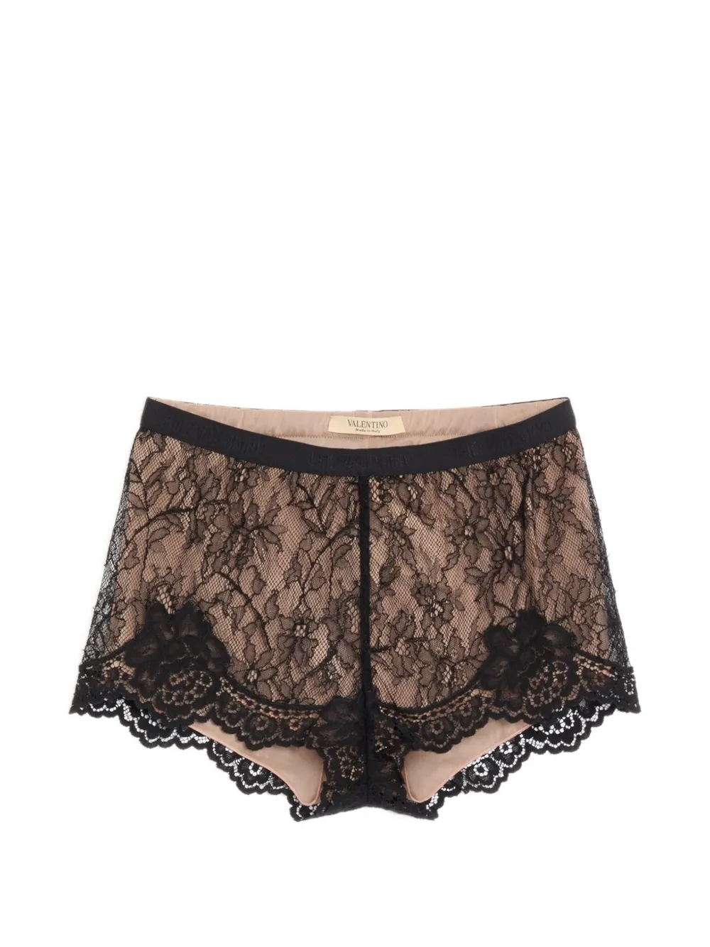 Valentino Garavani Culottes aus Spitze - Schwarz