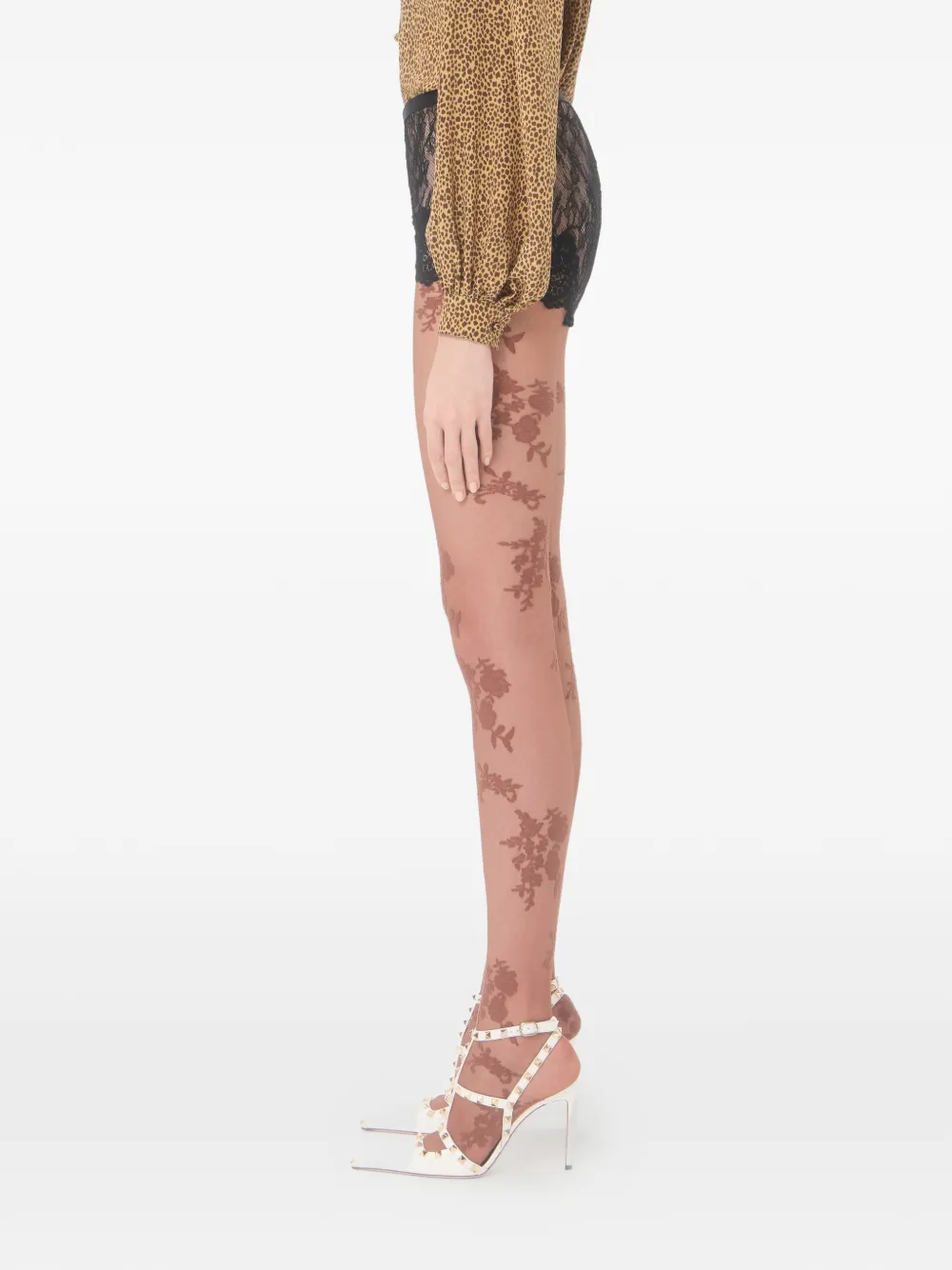 Valentino Garavani Culotte met kant Zwart