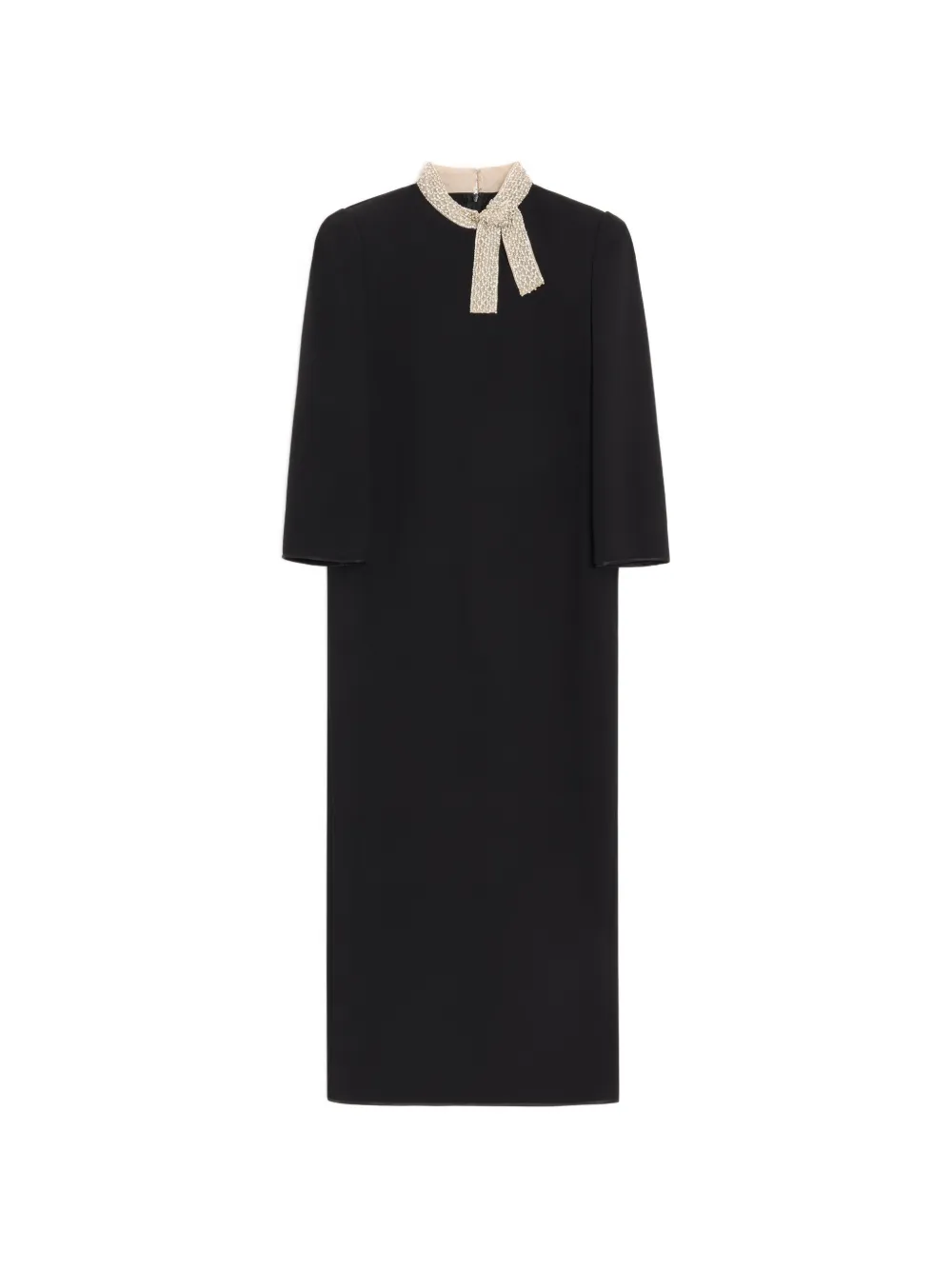 Valentino Garavani Cady Couture embroidered dress - Schwarz