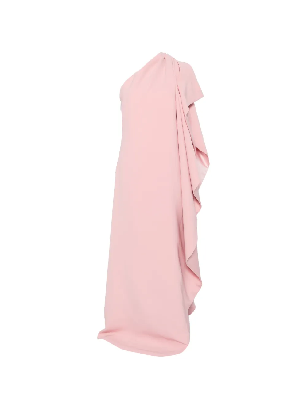 JEAN-LOUIS SABAJI ruffled one-shoulder dress - Rosa