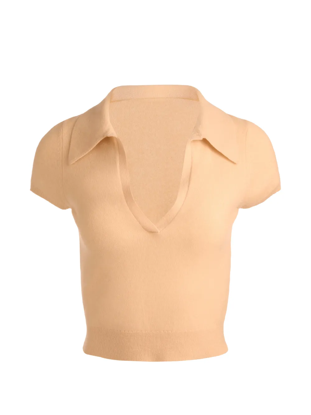 alice + olivia Andi polo-collar T-shirt - Orange
