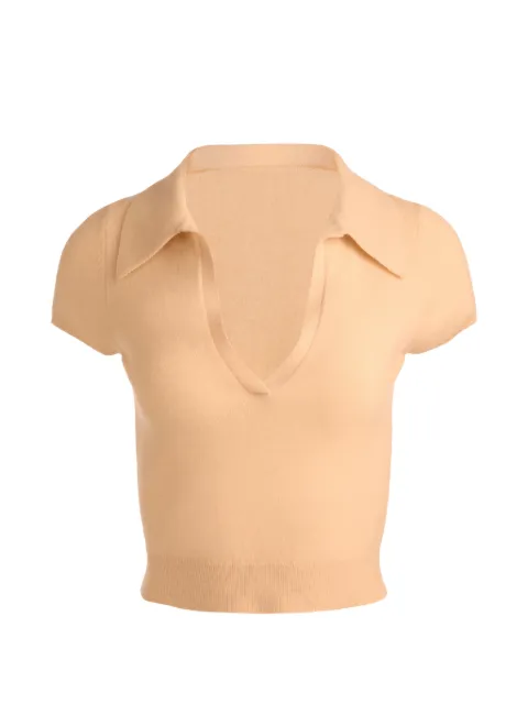 alice + olivia Andi polo-collar T-shirt