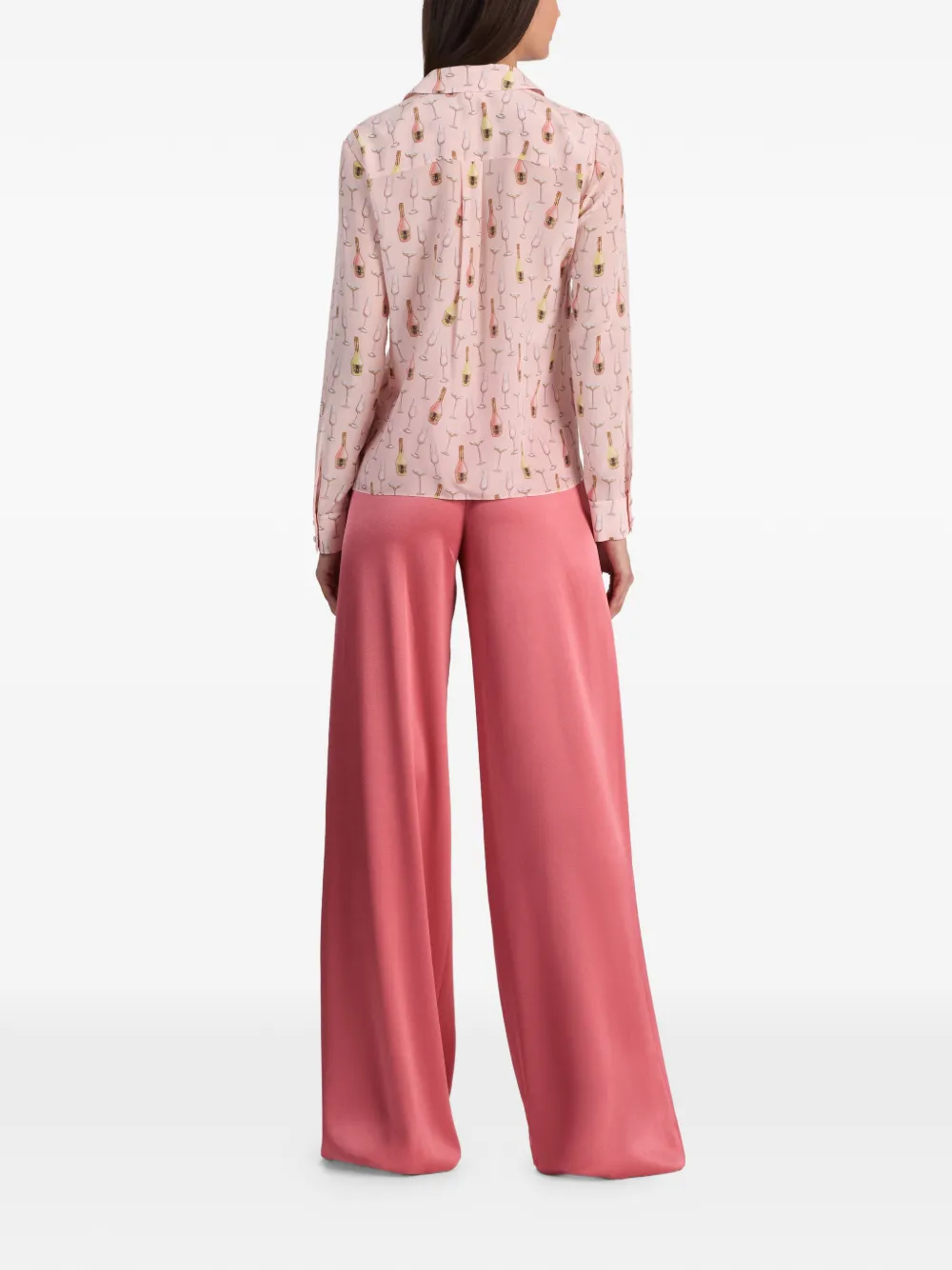 alice + olivia Overhemd met grafische print Roze