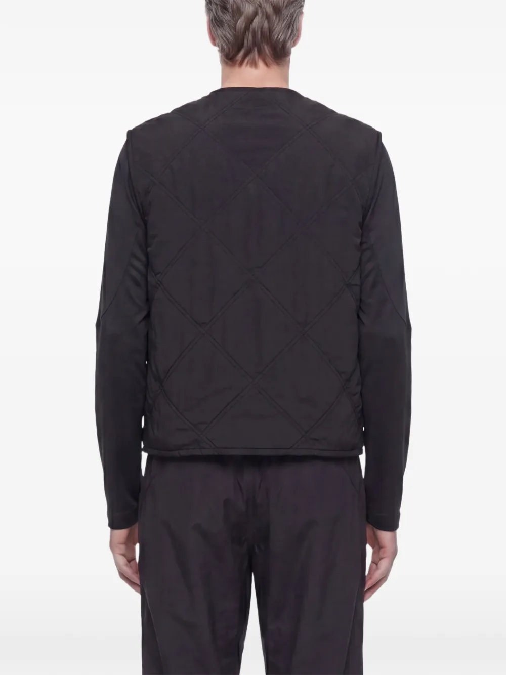 Laminar gewatteerde bodywarmer Zwart