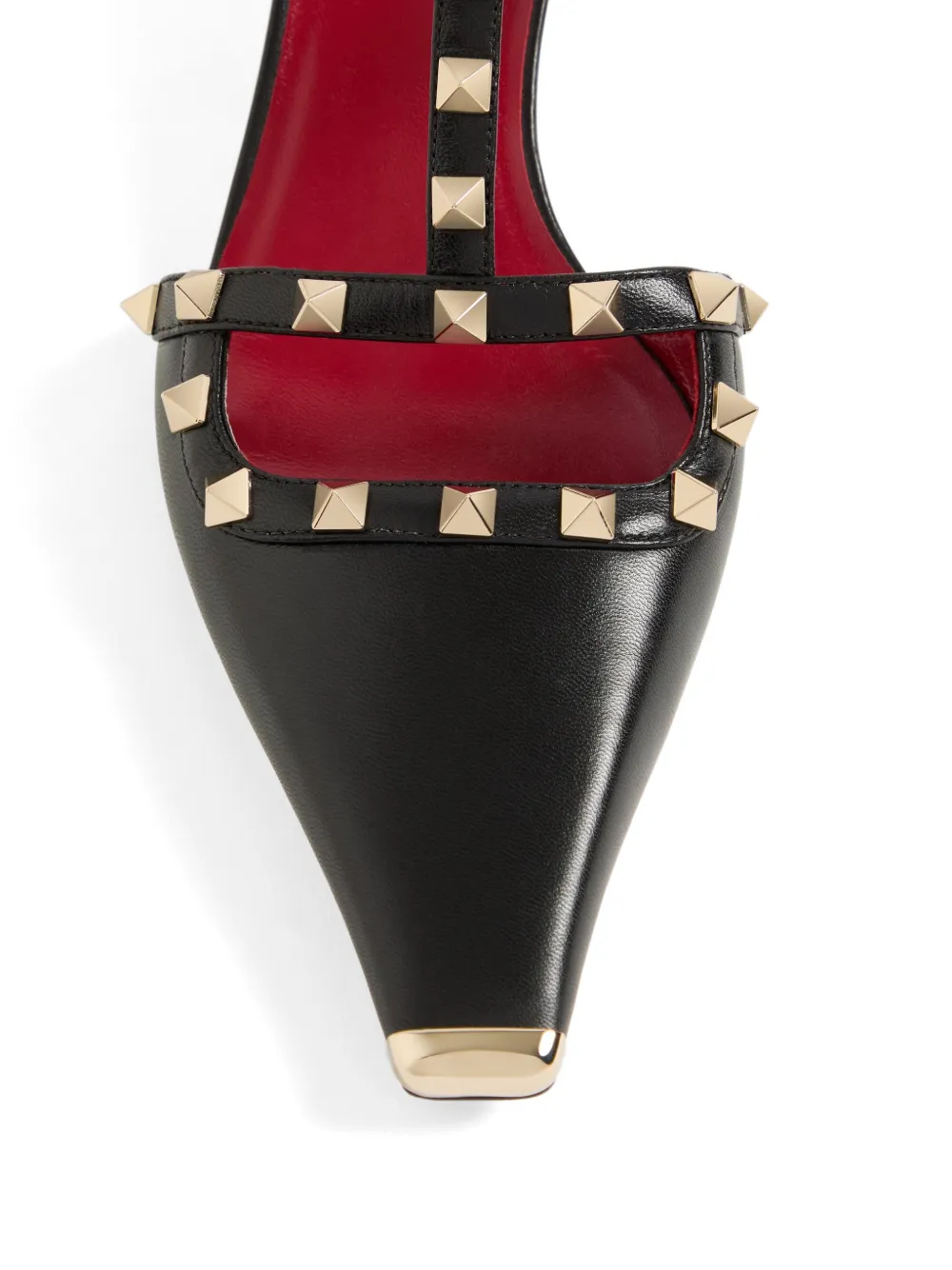 Valentino Garavani Rockstud kidskin pumps 40mm Zwart