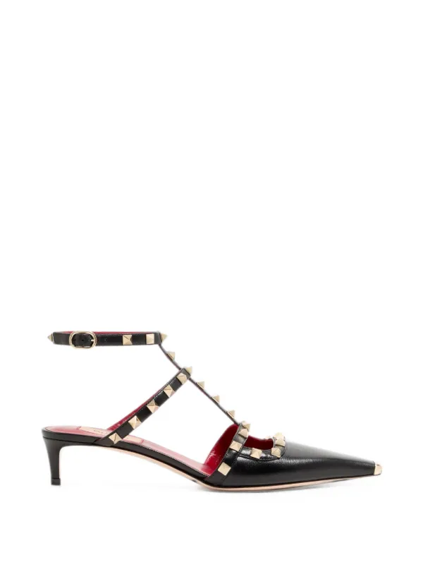 Valentino Garavani ロックスタッズ パンプス | ブラック | FARFETCH JP