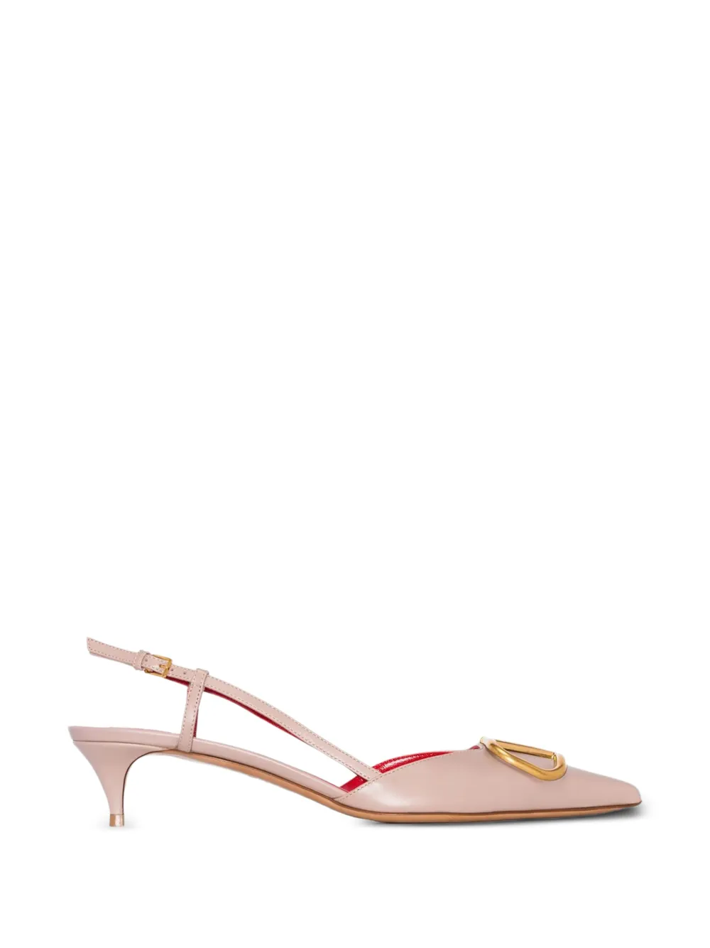 Valentino Garavani VLogo Signature slingback pumps Beige