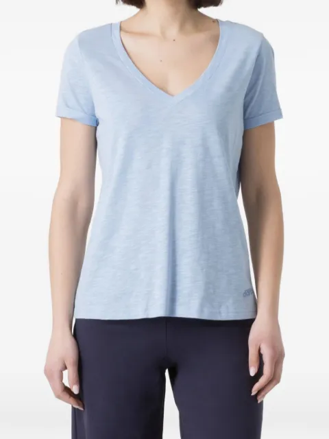 DIMENSIONE DANZA slub-effect V-neck T-shirt