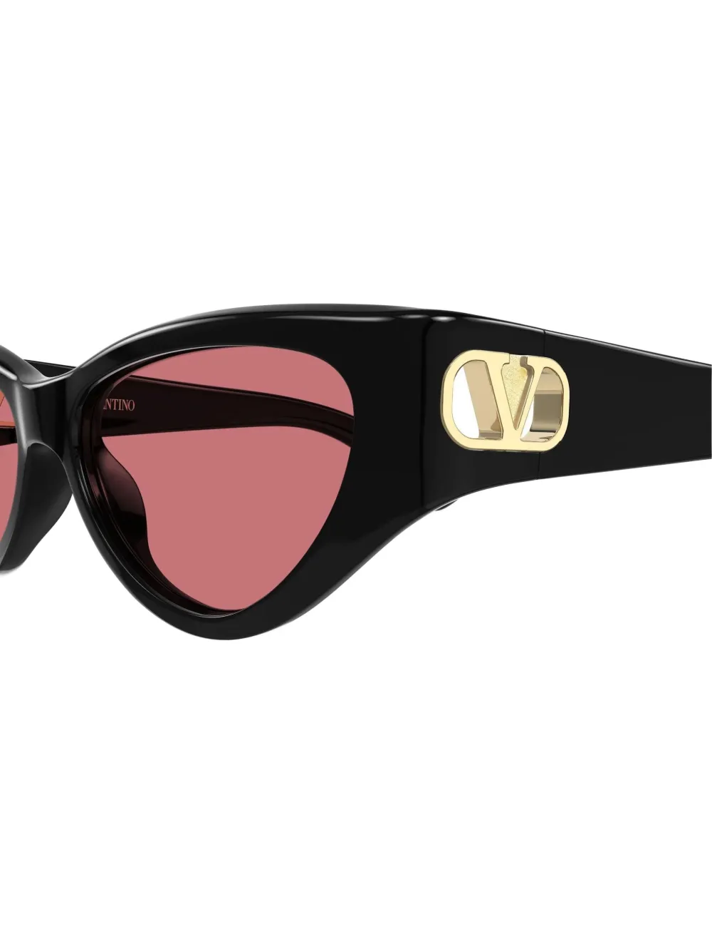 VALENTINO GARAVANI EYEWEAR VLOGO zonnebril met cat-eye montuur Zwart