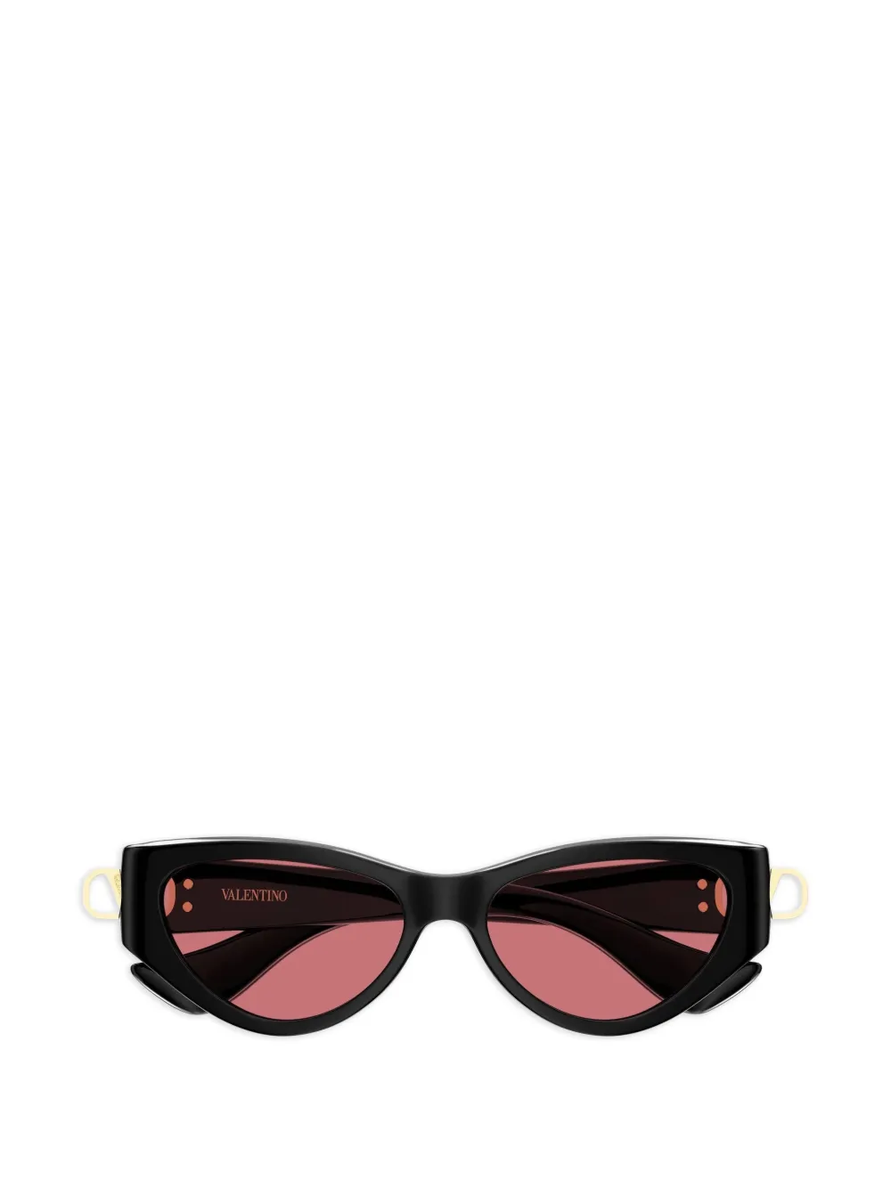 VALENTINO GARAVANI EYEWEAR V-logo cat-eye sunglasses - Nero