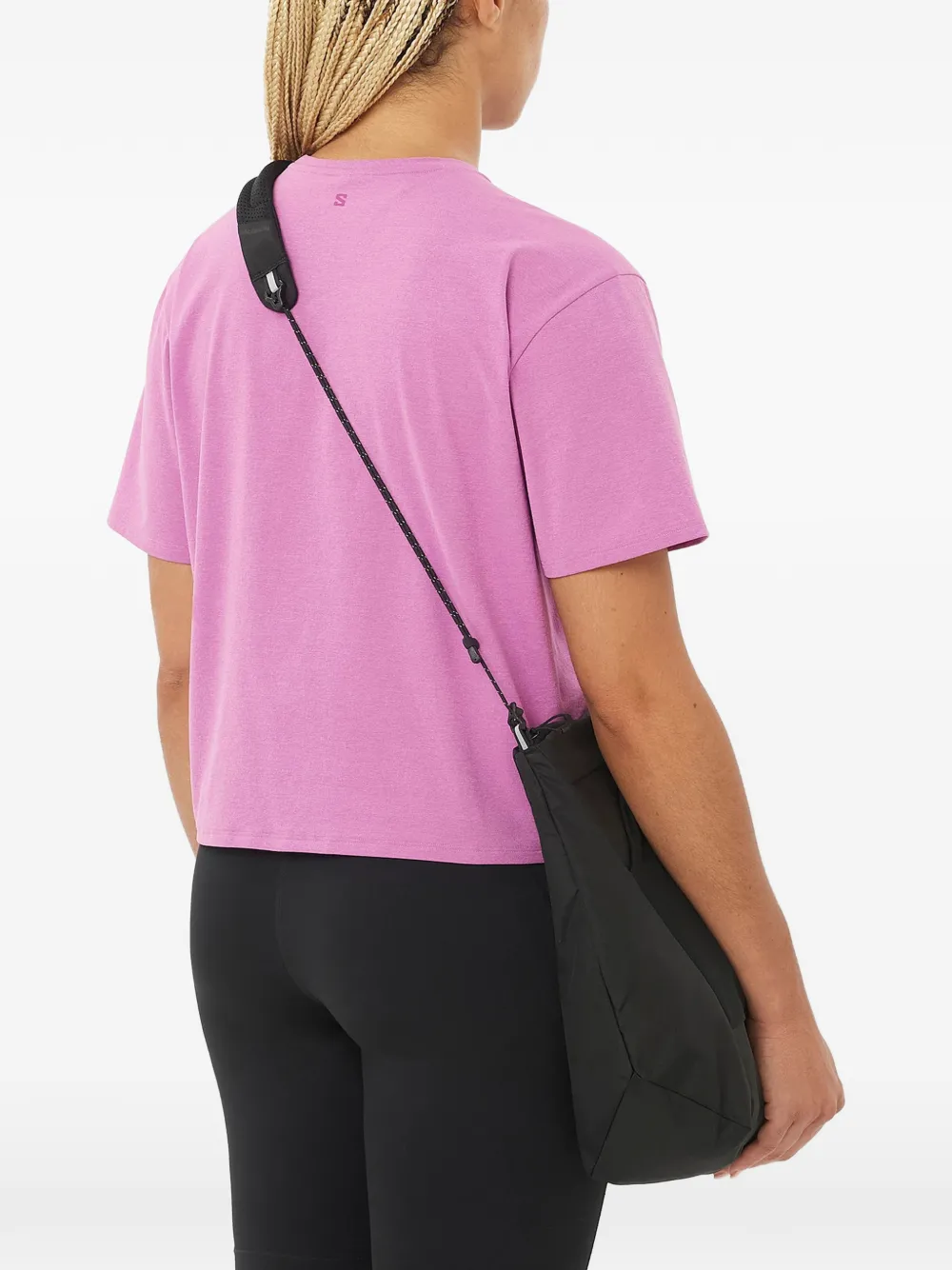 Salomon T-shirt met logoprint Roze