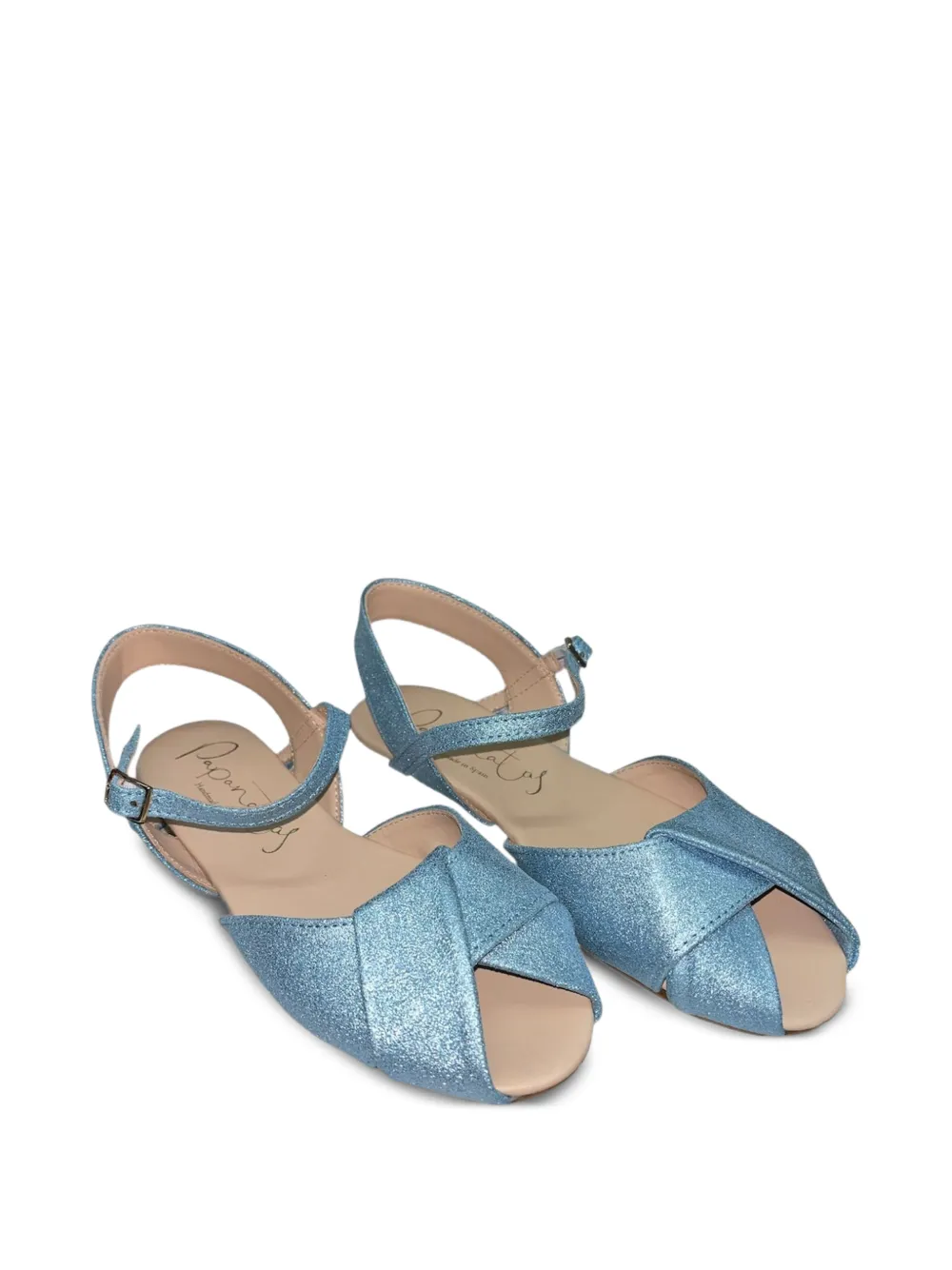 Eli1957 glitter-effect crossover sandals - Blu