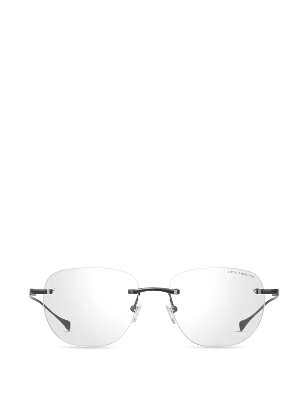 Dita Eyewear LSA-130 rimless geometric-frame glasses - Nero