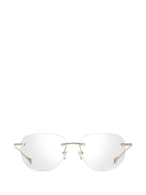 Dita Eyewear LSA-130 rimless geometric-frame glasses
