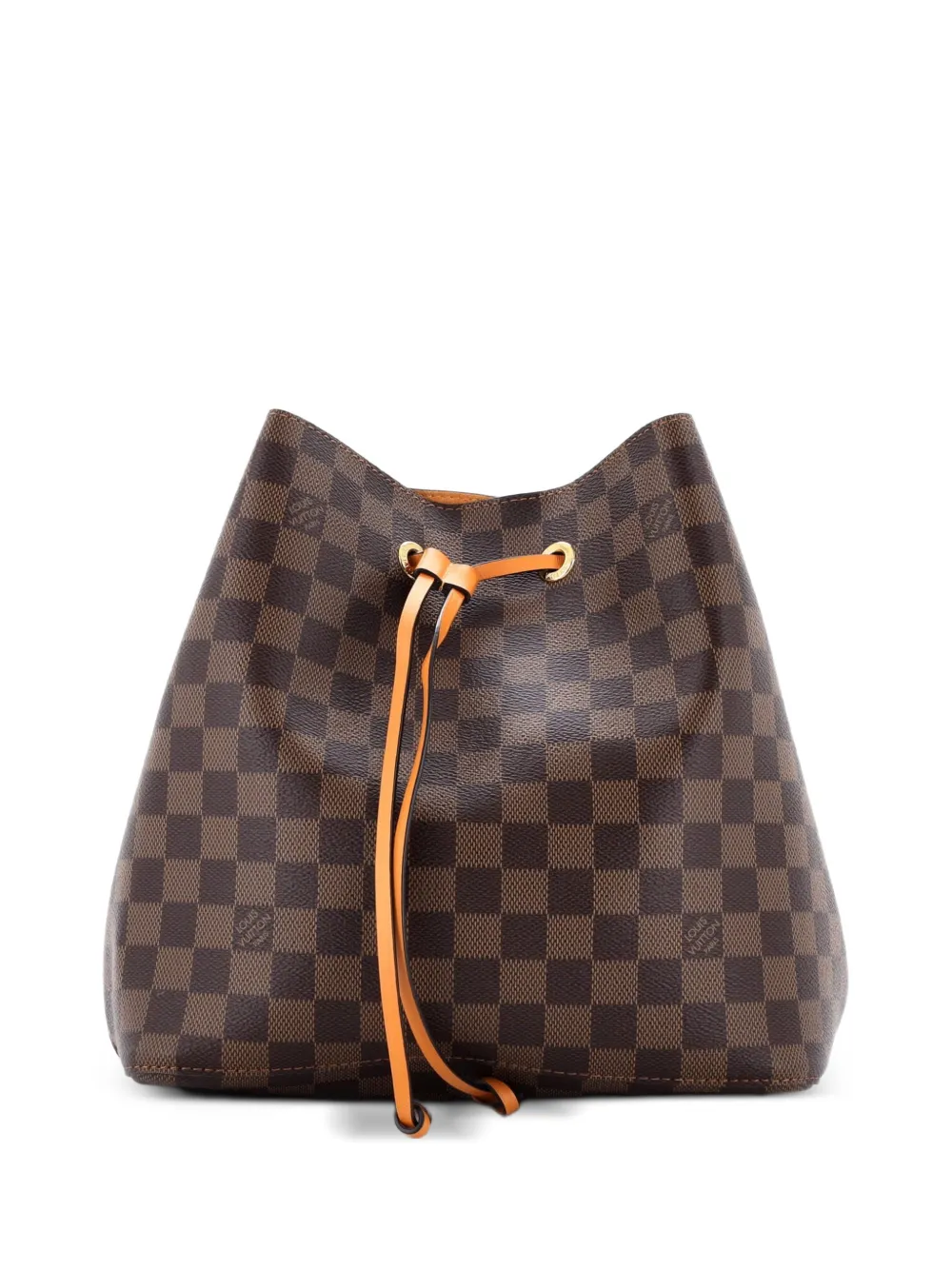 Louis Vuitton Pre-Owned NeoNoe Damier Leather MM Beuteltasche - Braun