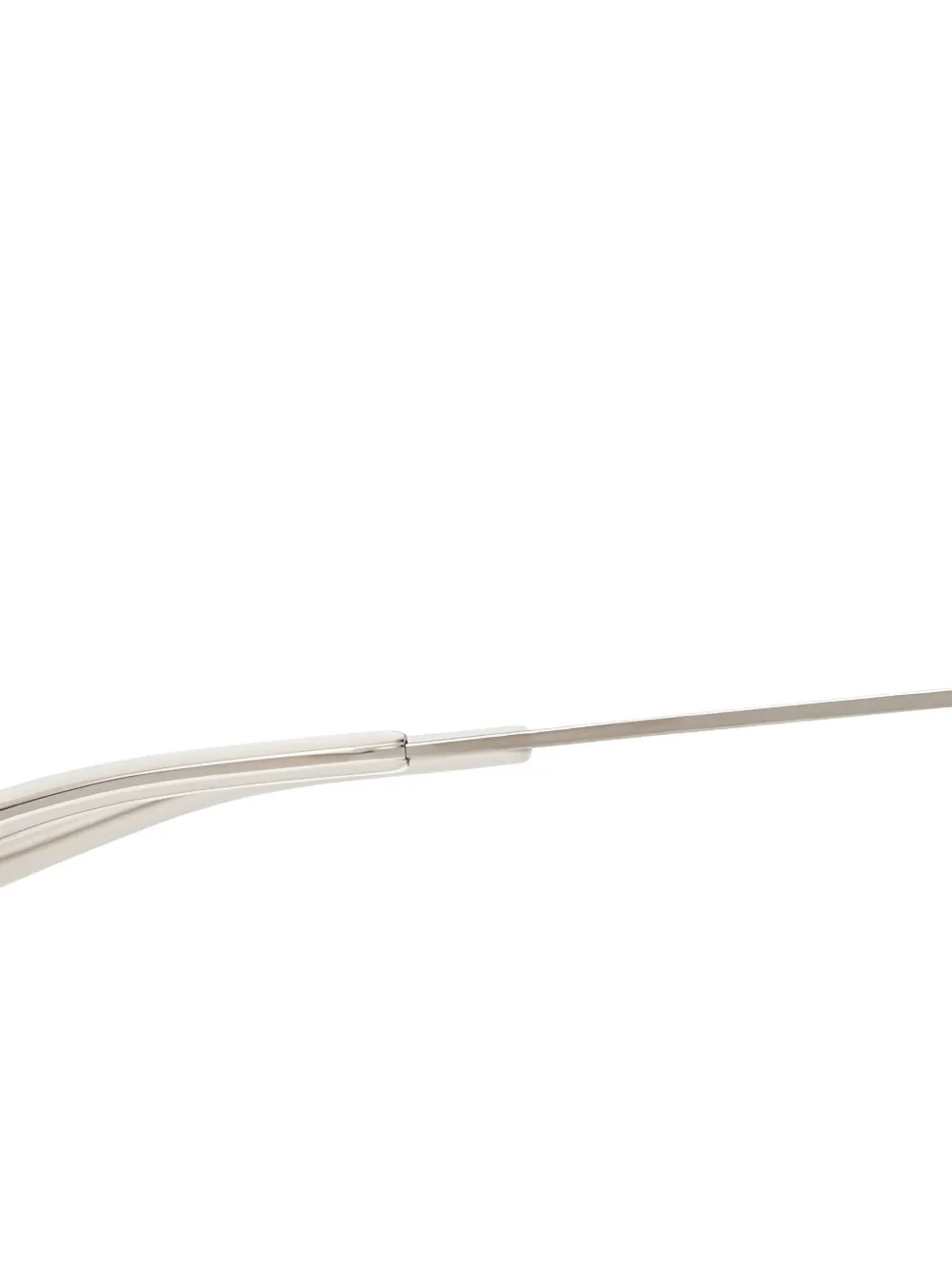 Dita Eyewear Zonnebril met dubbele neusbrug en rechthoekig montuur Goud
