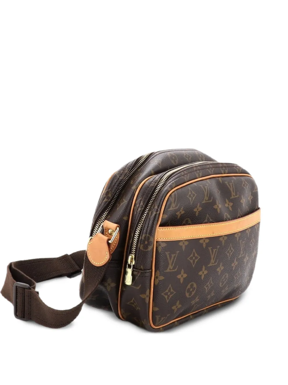 Louis Vuitton Pre-Owned Reporter PM Umhängetasche aus Canvas mit Monogramm - Braun