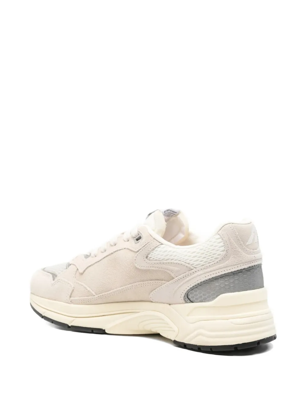 Autry Hyperway suede mesh sneakers Beige