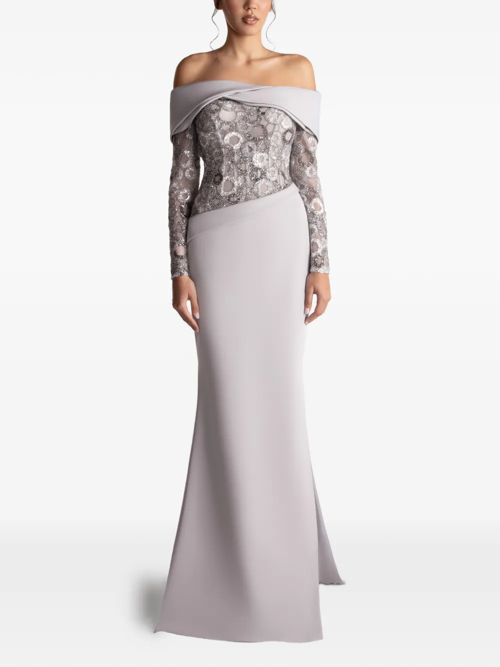 Gattinolli by Marwan Off-shoulder jurk Grijs