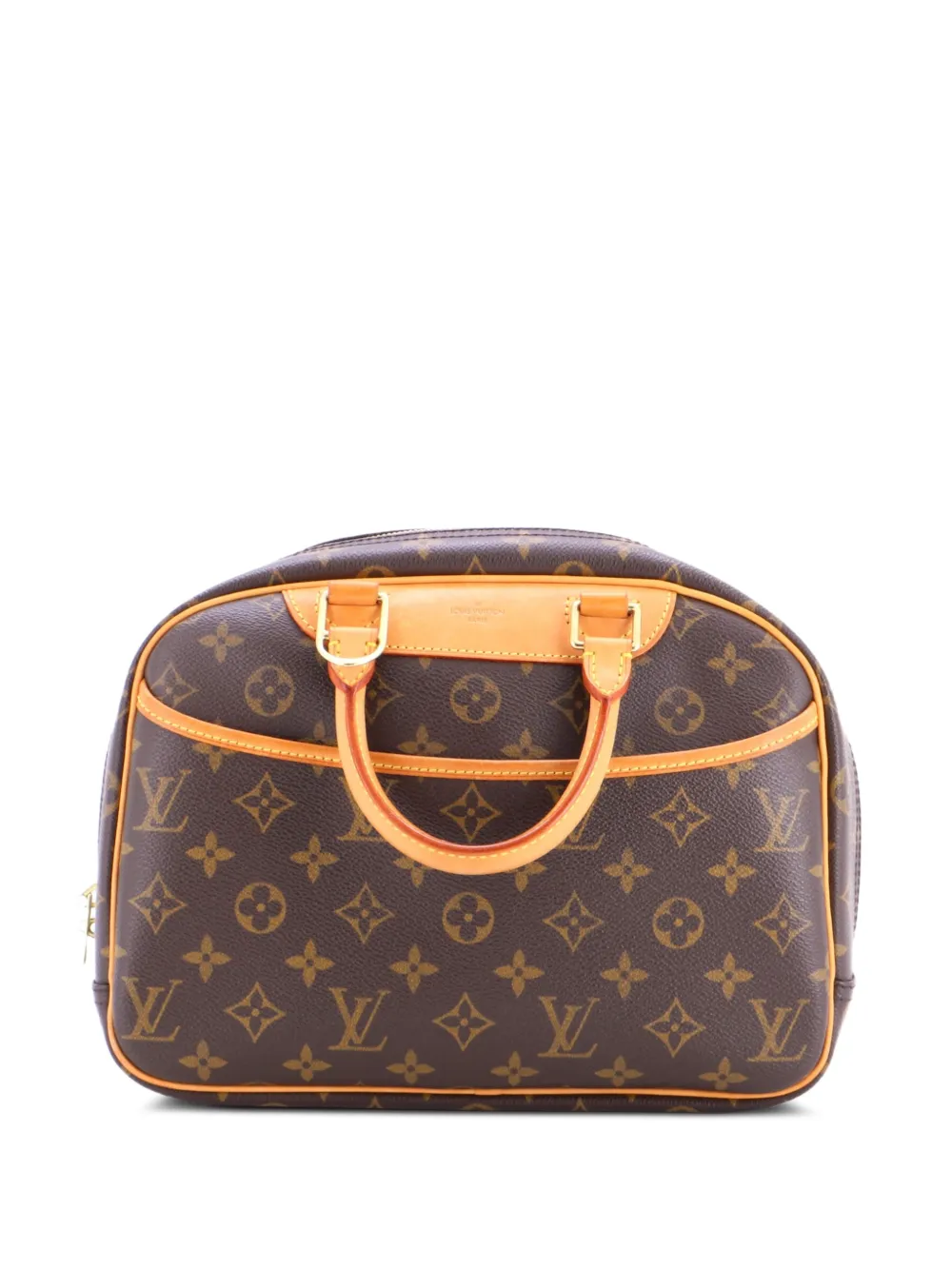 Louis Vuitton Pre-Owned Trouville Satchel-Tasche aus Canvas mit Monogramm - Braun