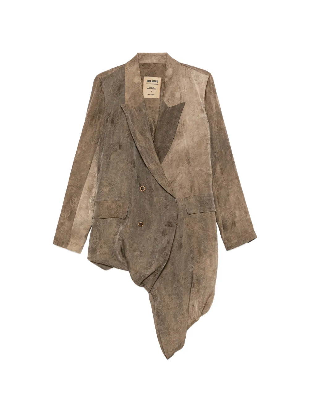Uma Wang Kasiia blazer - Marrone