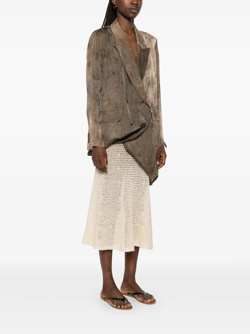 Uma Wang Kasiia blazer Bruin