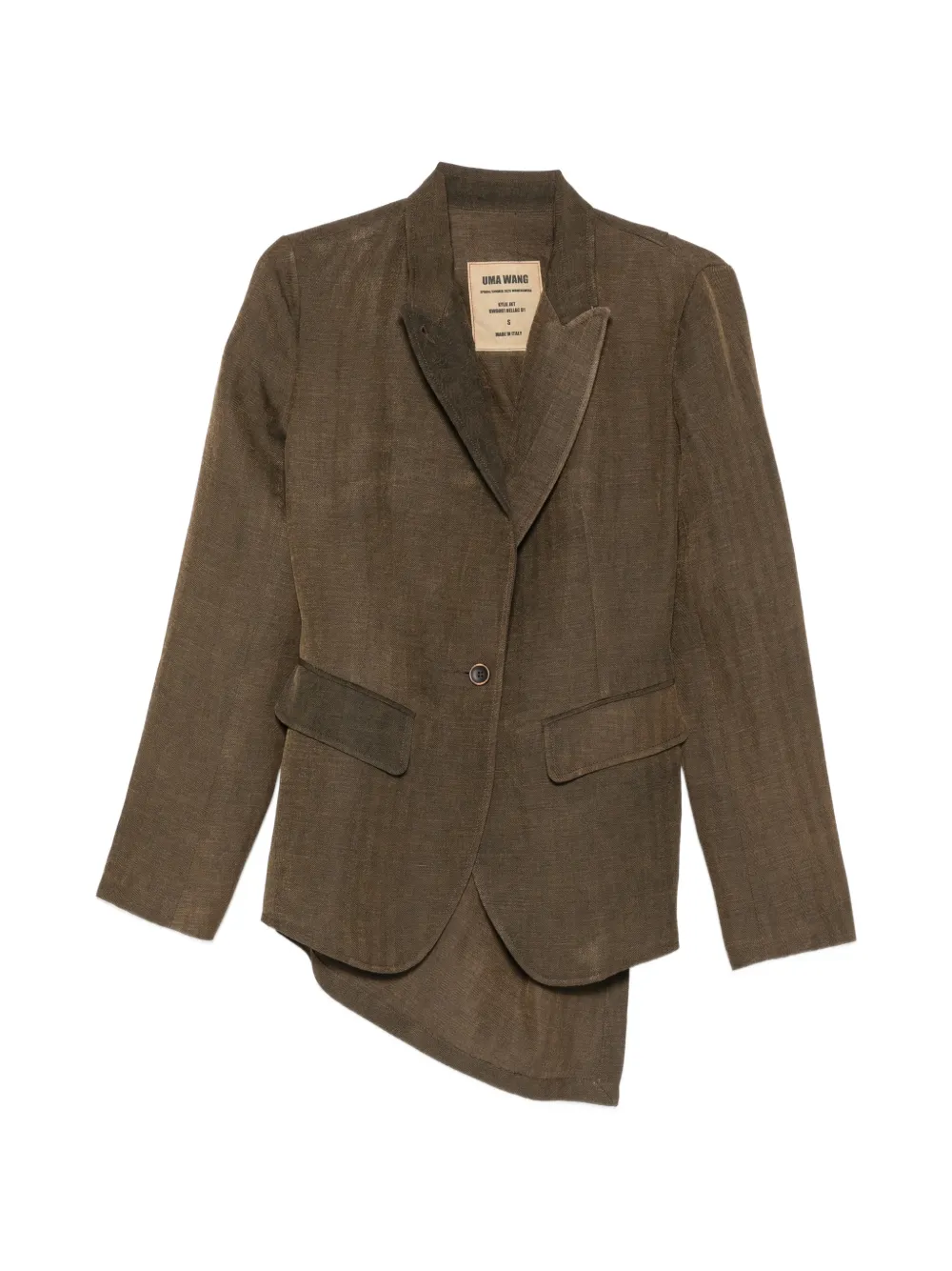 Uma Wang Kylie blazer - Marrone