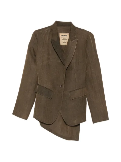 Uma Wang twisted asymmetric jacket