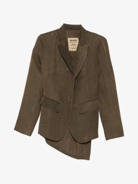 Uma Wang twisted asymmetric jacket