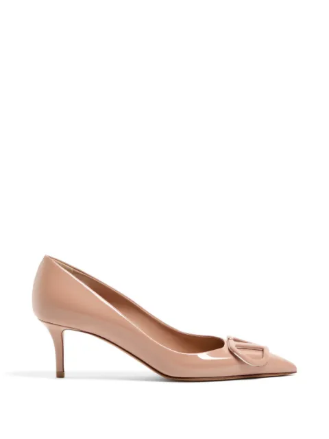 Valentino Garavani VLogo Signature 漆皮质高跟鞋