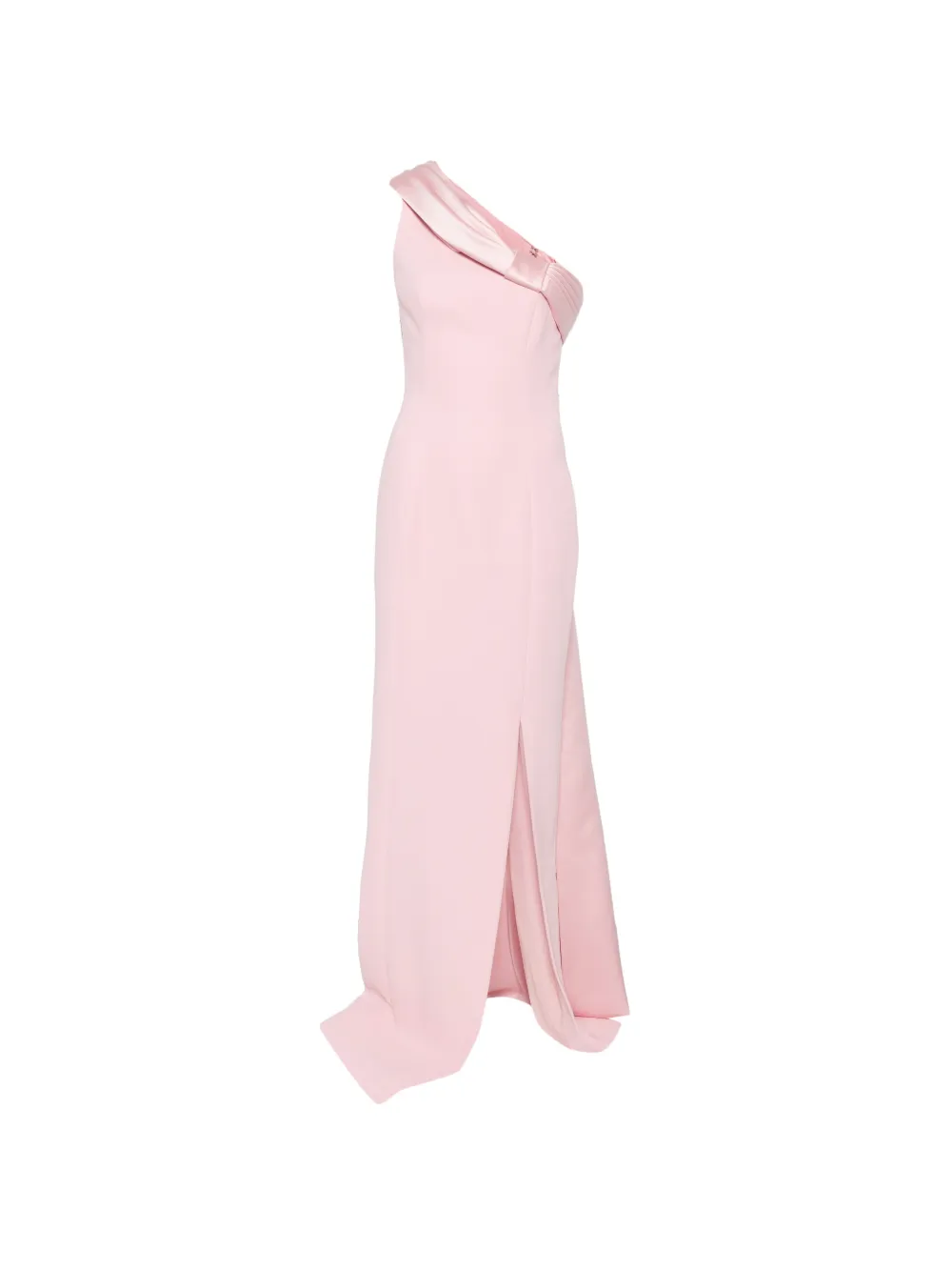 JEAN-LOUIS SABAJI bow-detail crepe gown