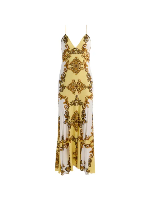 alice + olivia robe longue Milta à imprimé baroque