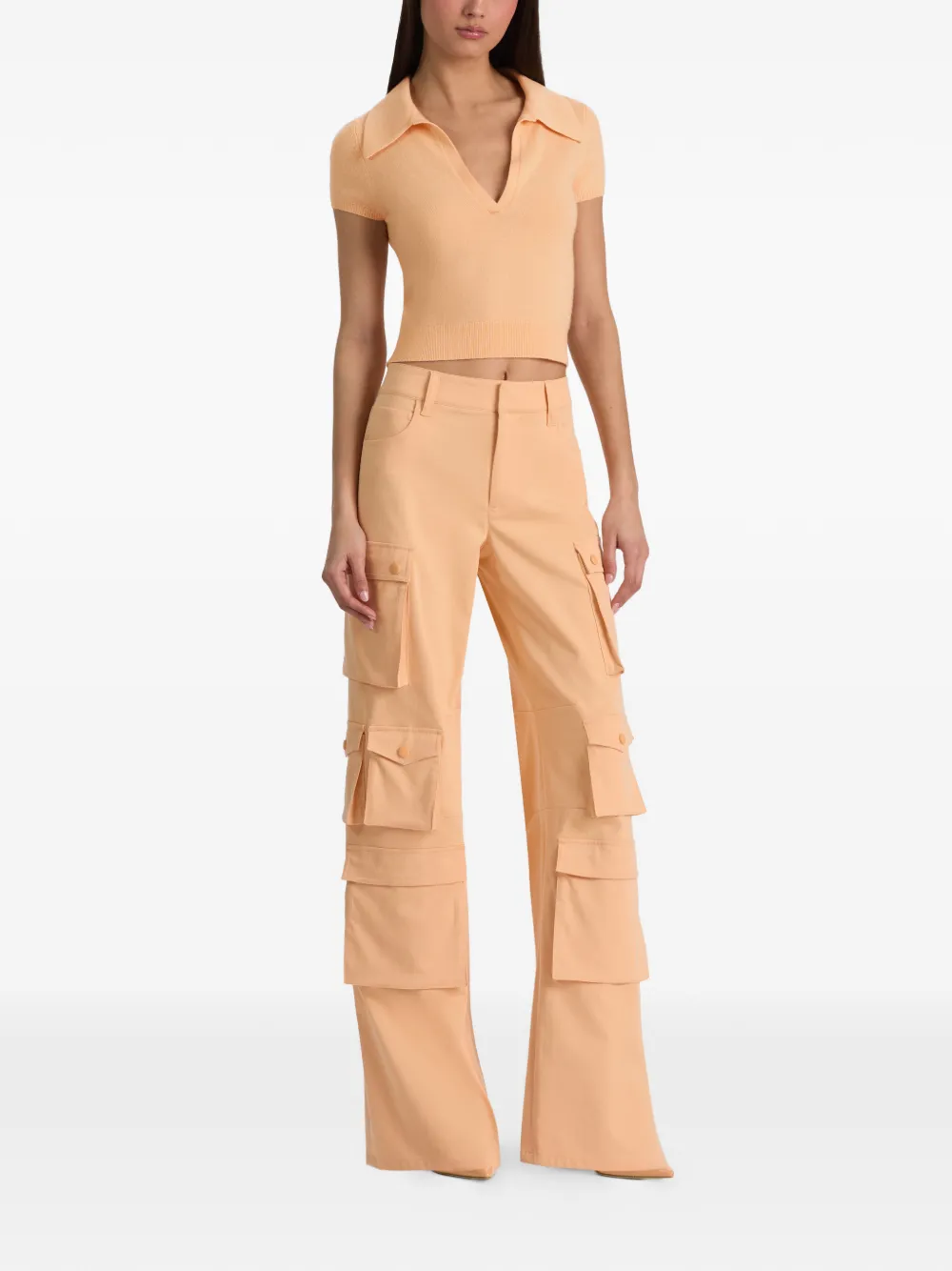 alice + olivia Olympia broek met cargo zakken Oranje