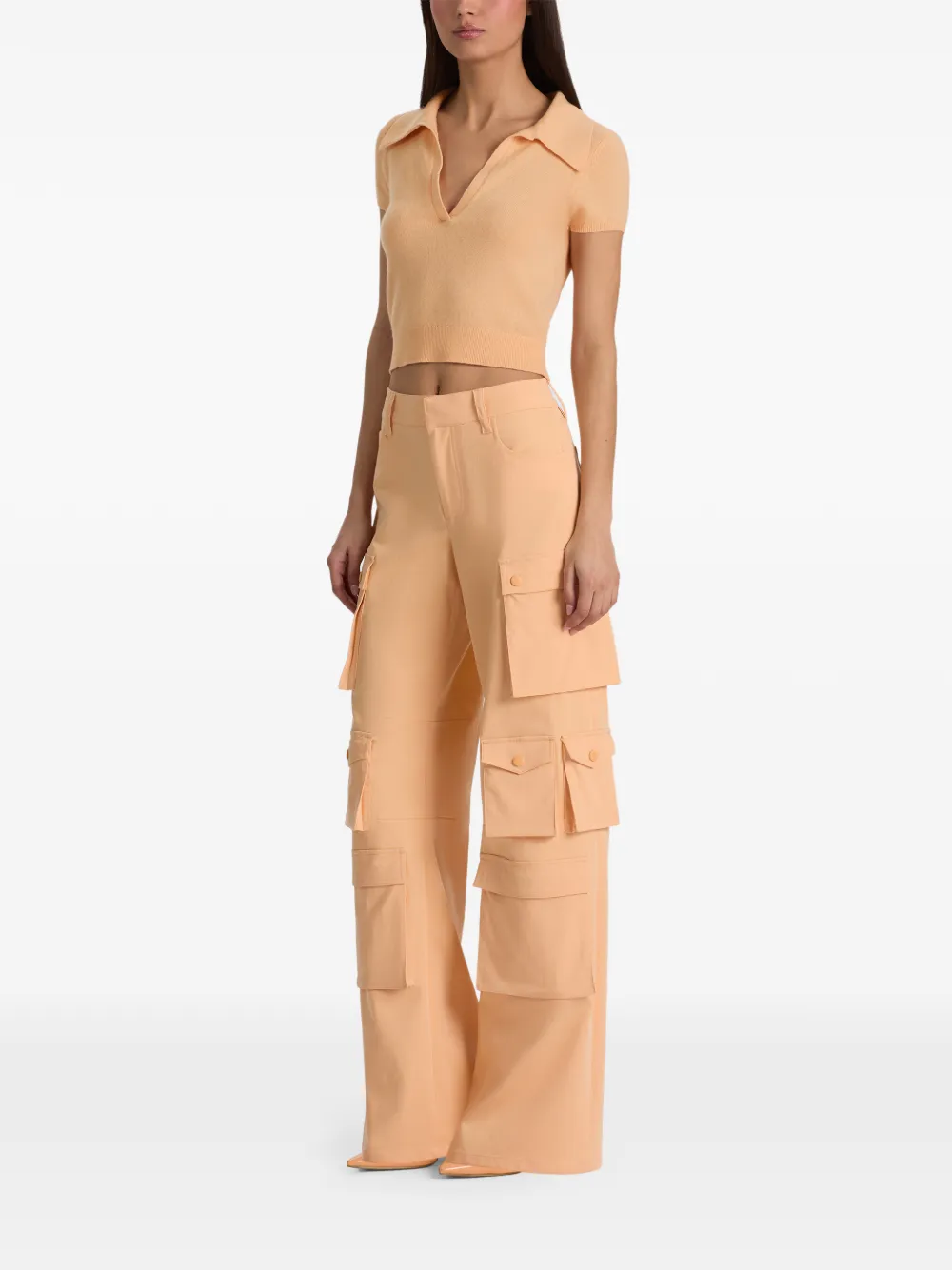 alice + olivia Olympia broek met cargo zakken Oranje