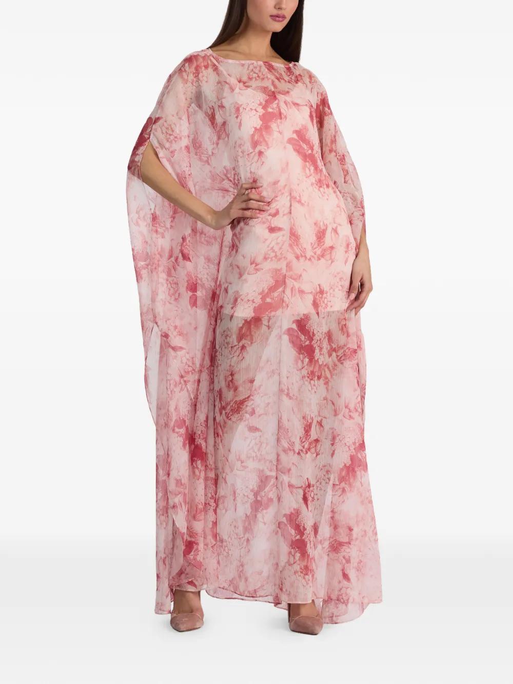 alice + olivia Maxi-jurk met bloemenprint Roze
