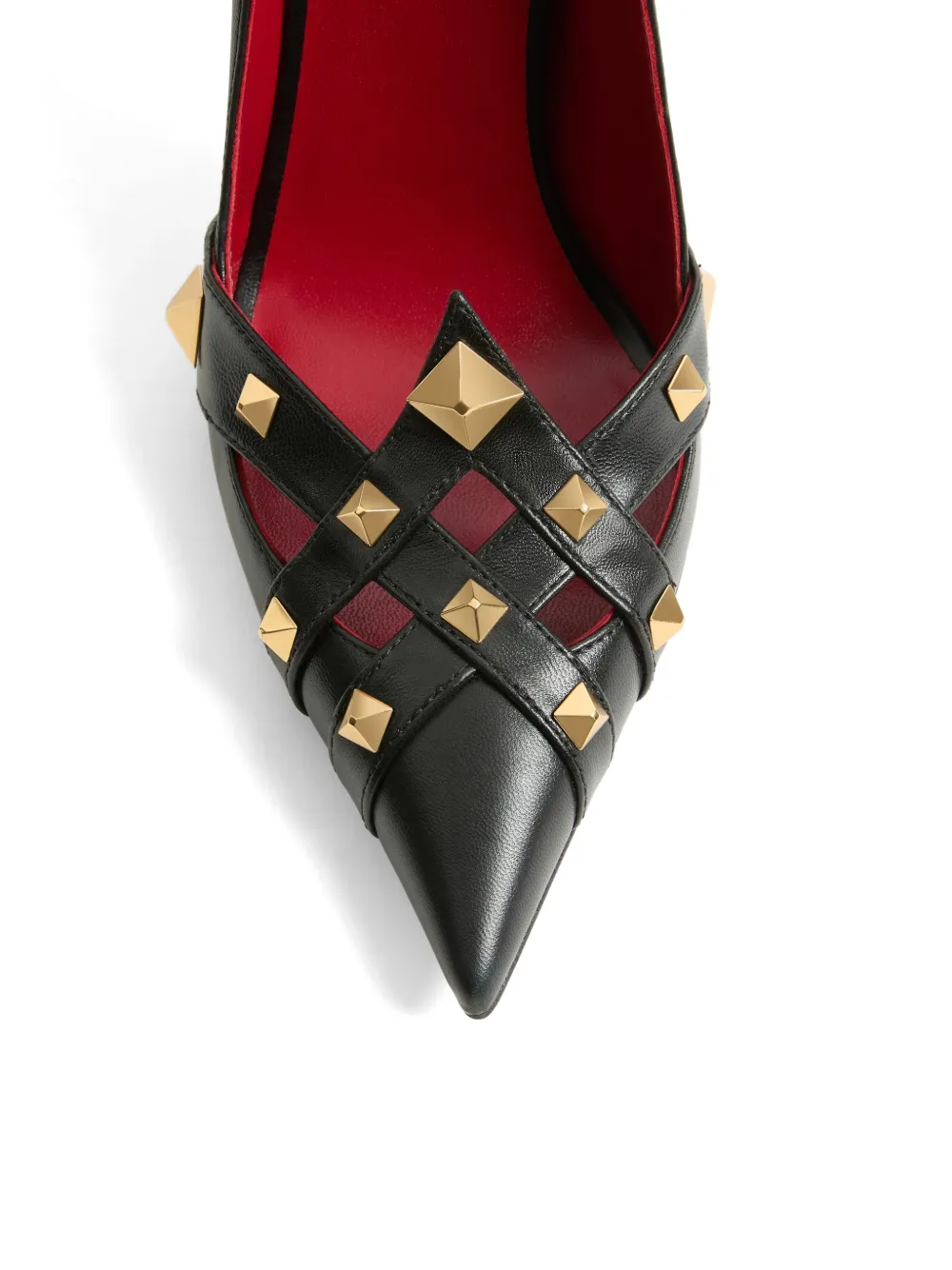 Valentino Garavani Studdy kidskin pumps 100mm Zwart