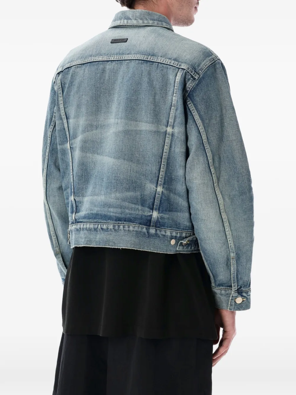 Fear Of God Japanese Selvedge Classic truckerjack Blauw