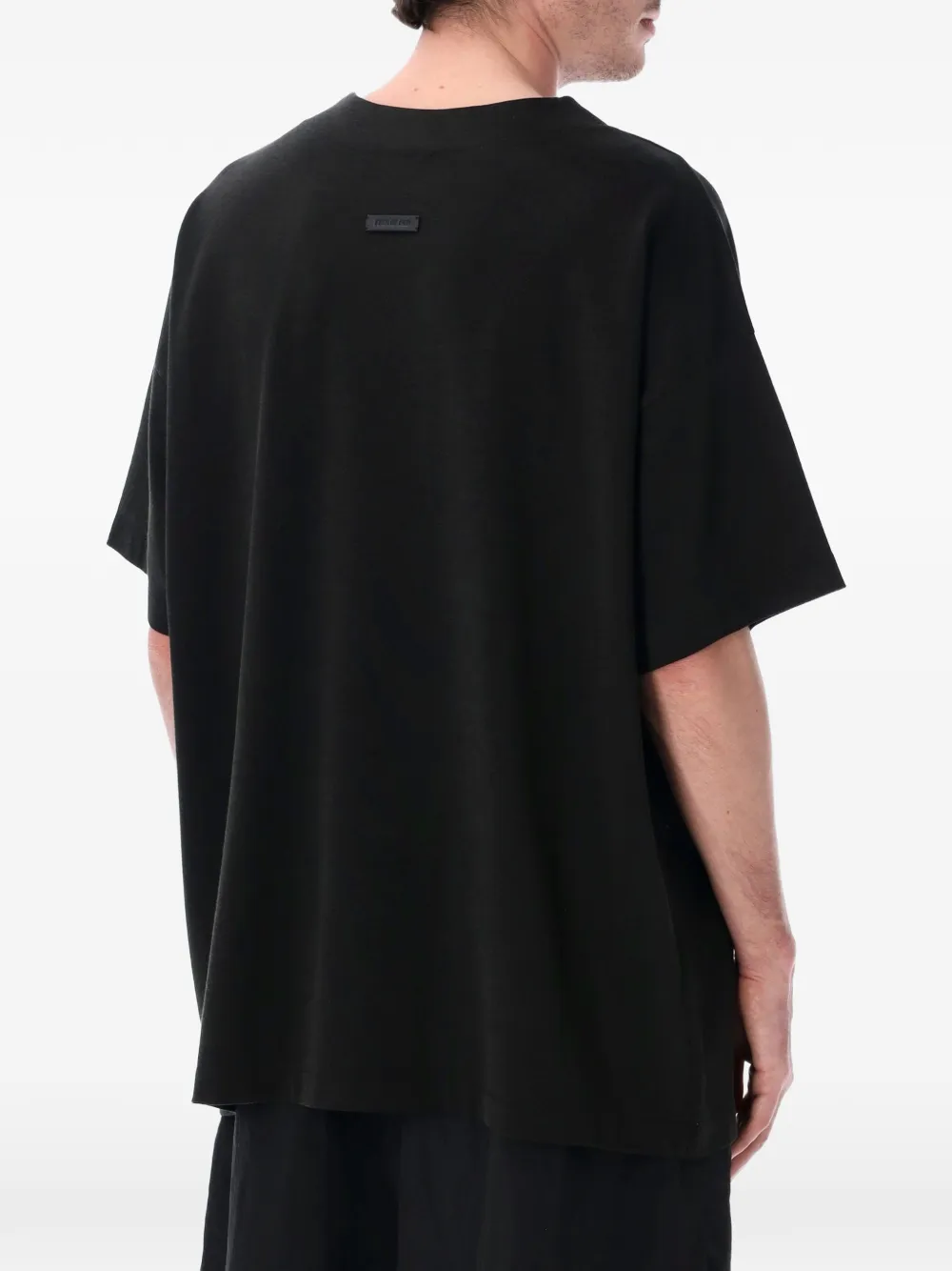 Fear Of God T-shirt met logopatch Zwart