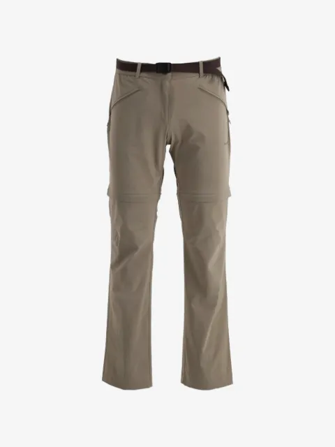 TRANGOWORLD pantalon ceinturé à fermeture zippée